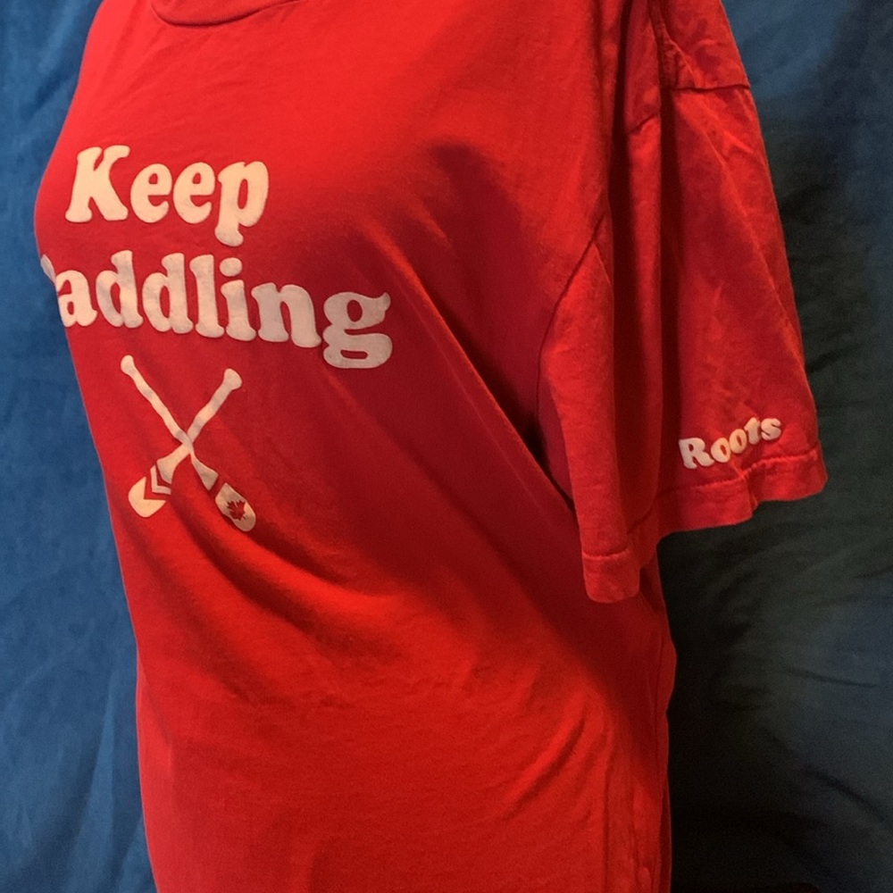 Roots, Canada, women’s size medium, paddling T-shirt in great condition